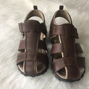 Carter’s brown leather sandals size 12
